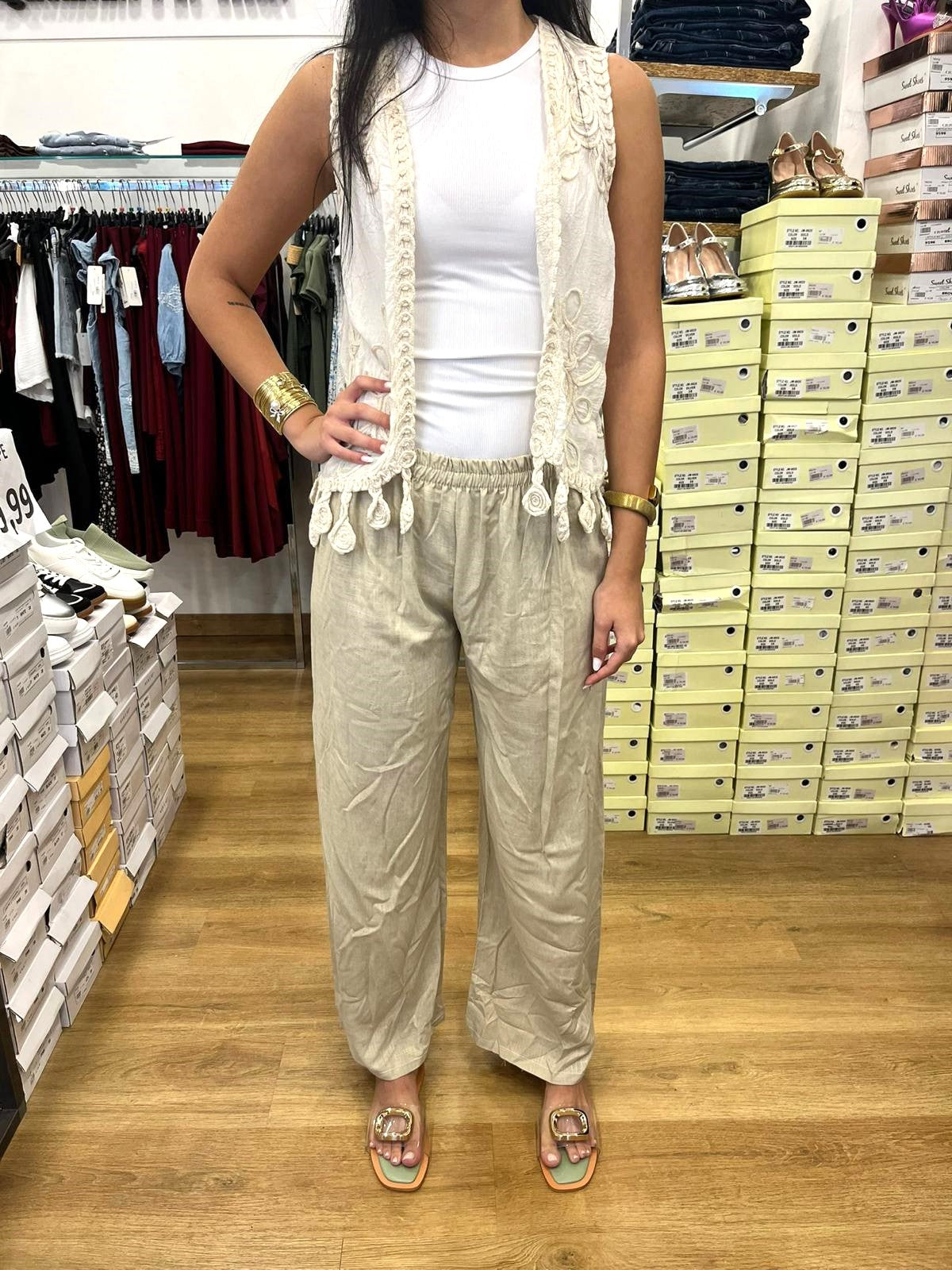 PANTALONE LINO 00207